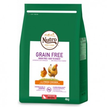 Frango Adulto Nutro Sem Grãos Gato Adulto 4 kg