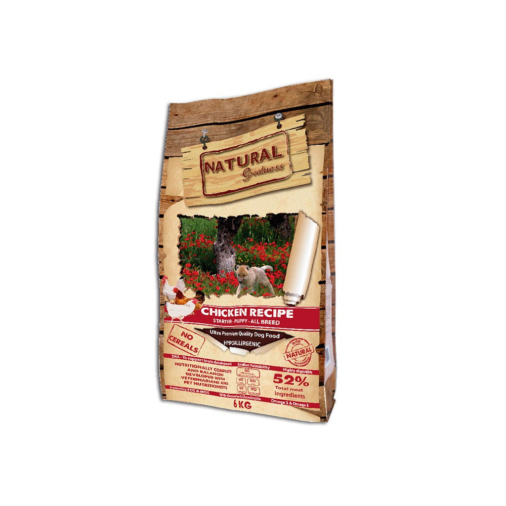 Natural Greatness Receita Puppy-Starter Frango 2 kg