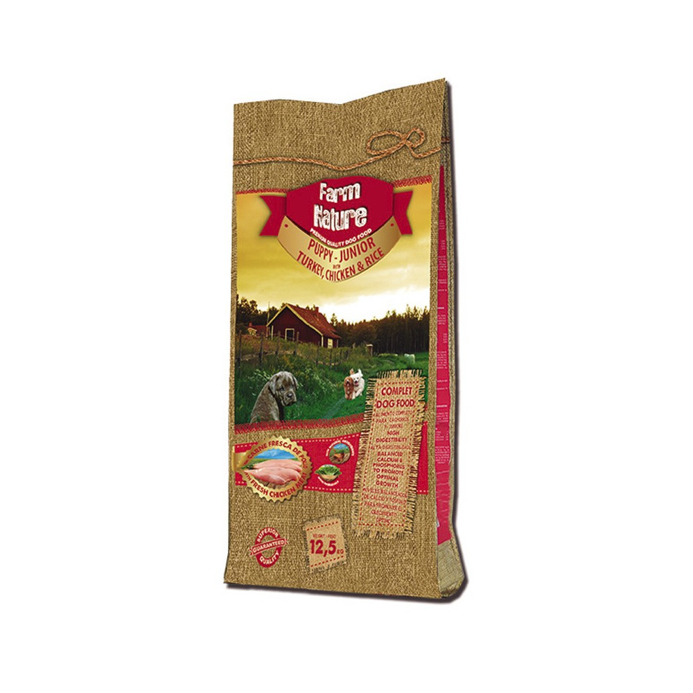 Farm Nature Puppy Junior Peru, Frango e Arroz