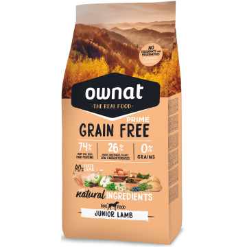 Cordeiro Júnior Ownat Prime Grain Free 14 kg