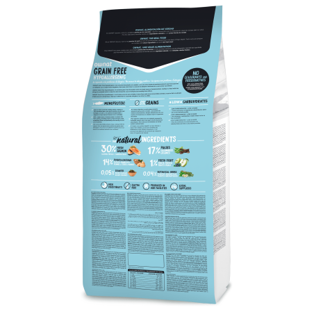 Hypo Salmon sem grãos Ownat Prime 14 kg