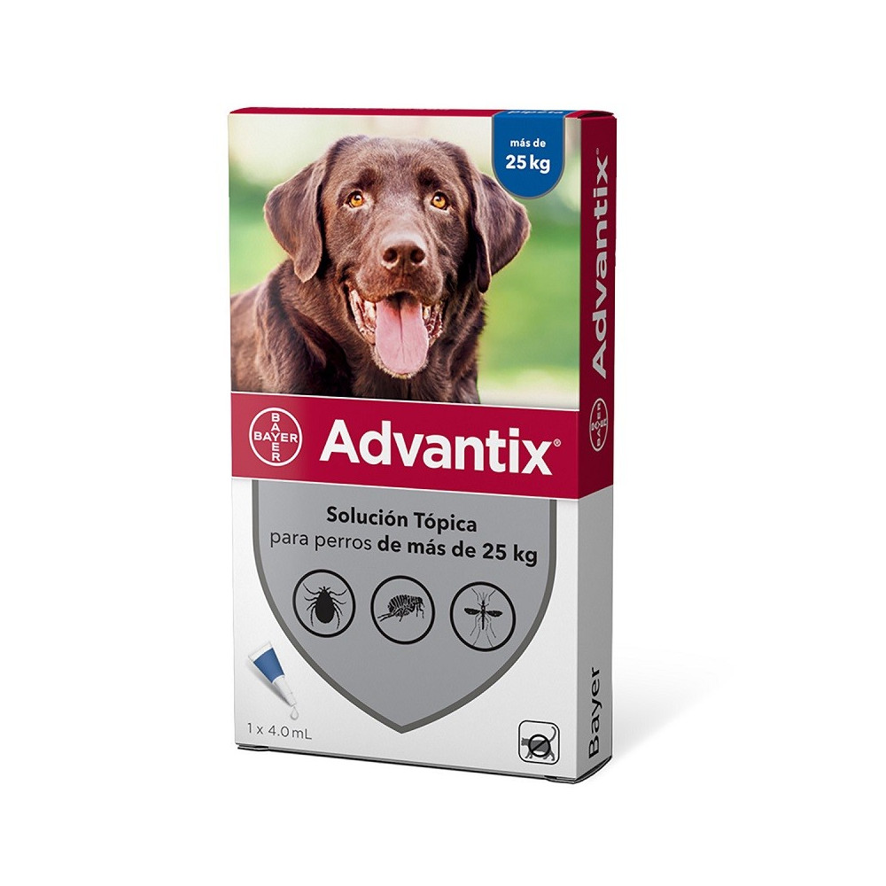 Pipetas de proteção tripla Advantix para cães (4 p)