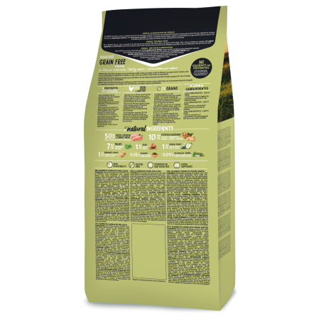 Ownat Cat Prime Grain Free Adulto Frango e Peru 8 kg