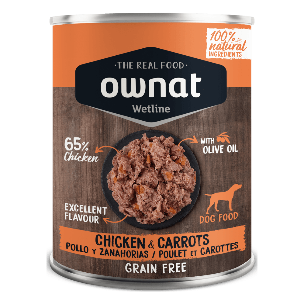 Ownat Wetline Lata de Frango com Cenoura 400g