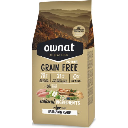 Ownat Cat Prime Grain Free Hair & Skin Care