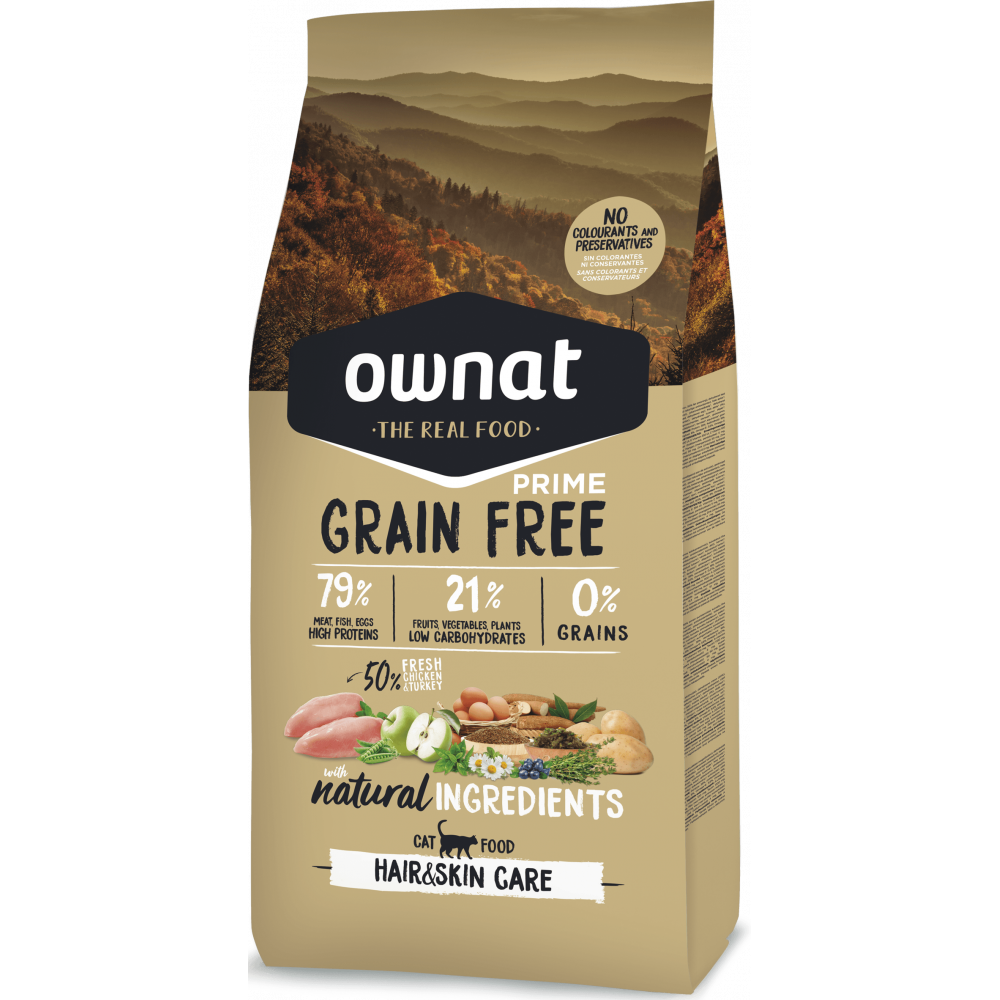 Ownat Cat Prime Grain Free Hair & Skin Care