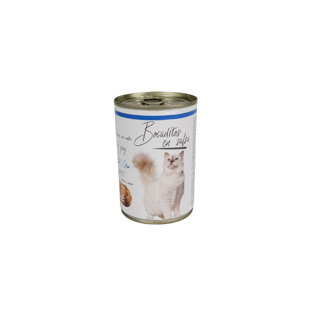 Picadas em molho de atum gato