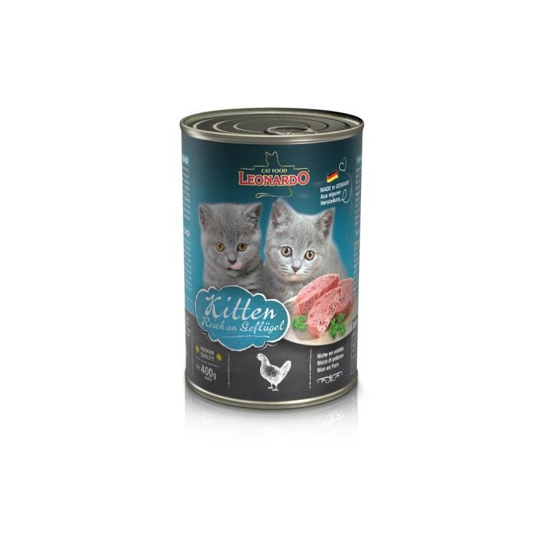 Leonardo Kitten 400 g lata Leonardo Kitten 400 g lata