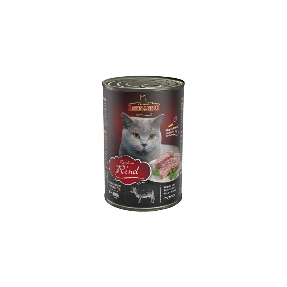 Latas Leonardo Beef 400 g
