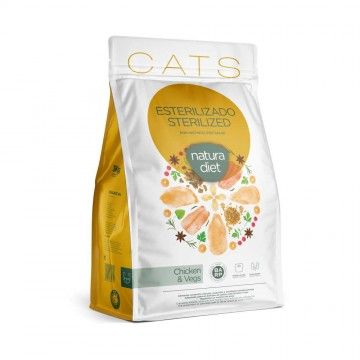 Natura Diet Gatos esterilizados 3 kg