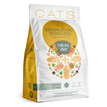 Natura Diet Gatos esterilizados 3 kg