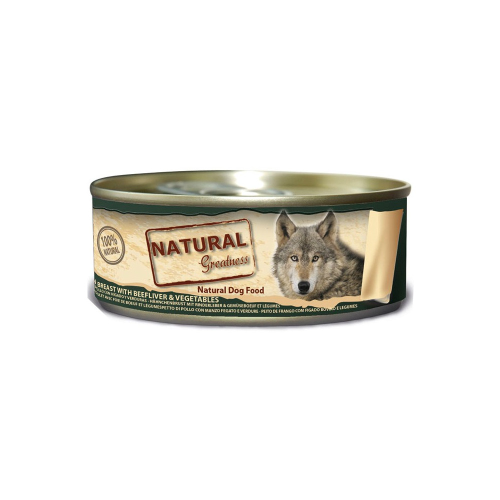 Natural Greatness Lata Peito de Frango, Fígado de Carne y Vegetais