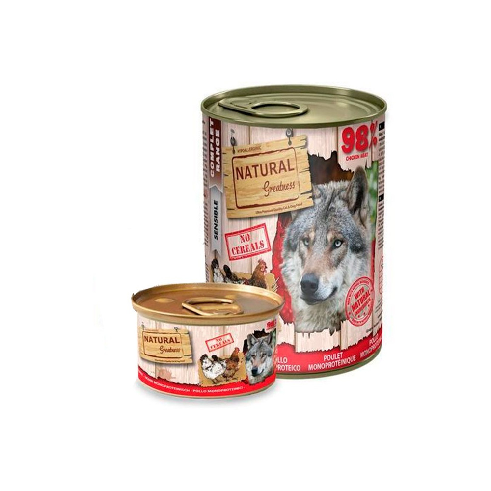Natural Greatness Lata Sensitive Monoproteica de Frango