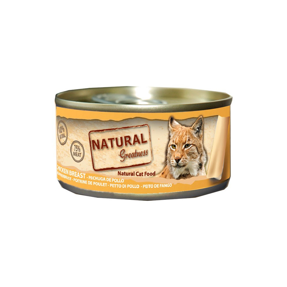 Natural Greatness Gato Lata Peito de Frango