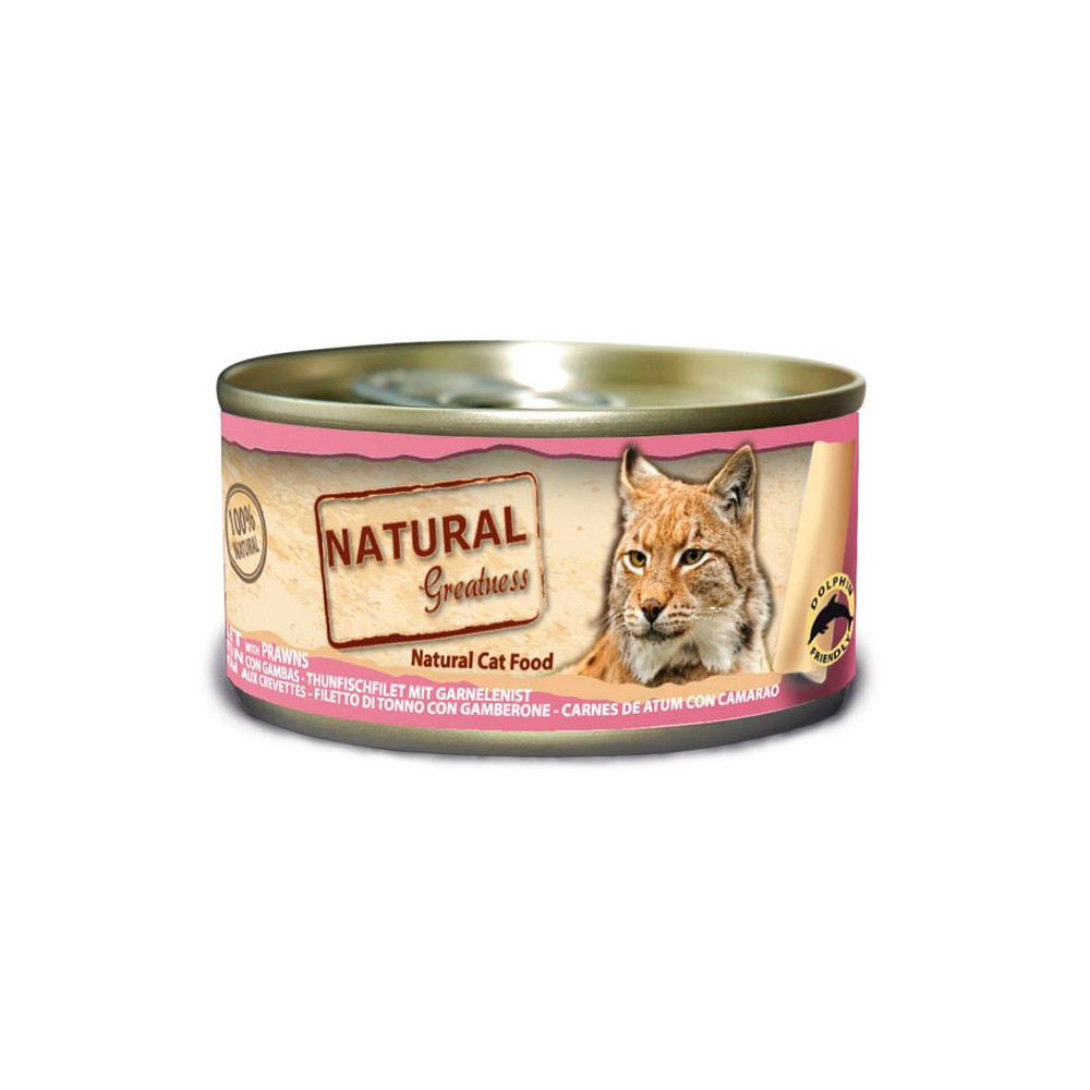 Grandeza Natural Gato Can Filé de Atum com Camarão