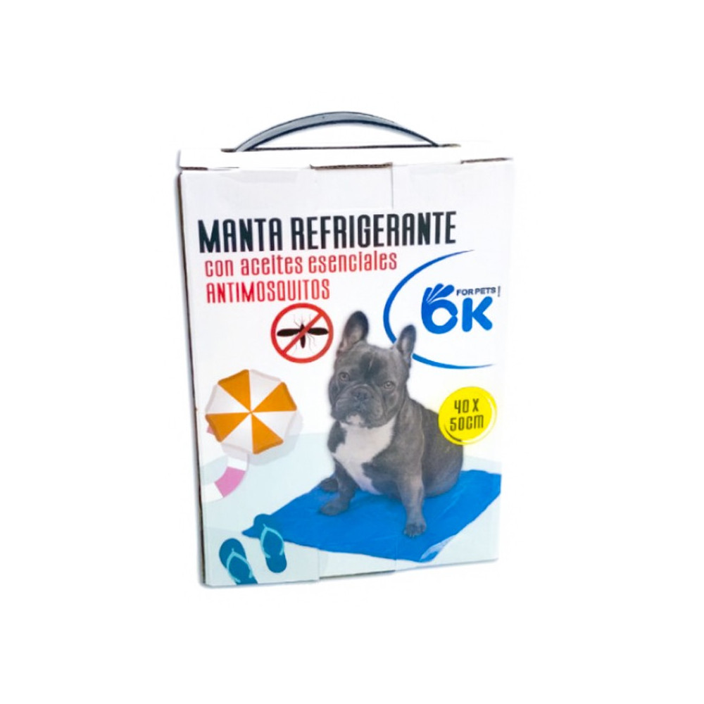 Manta Resfriadora 40x50 cm com Óleos Essenciais Anti-Mosquito