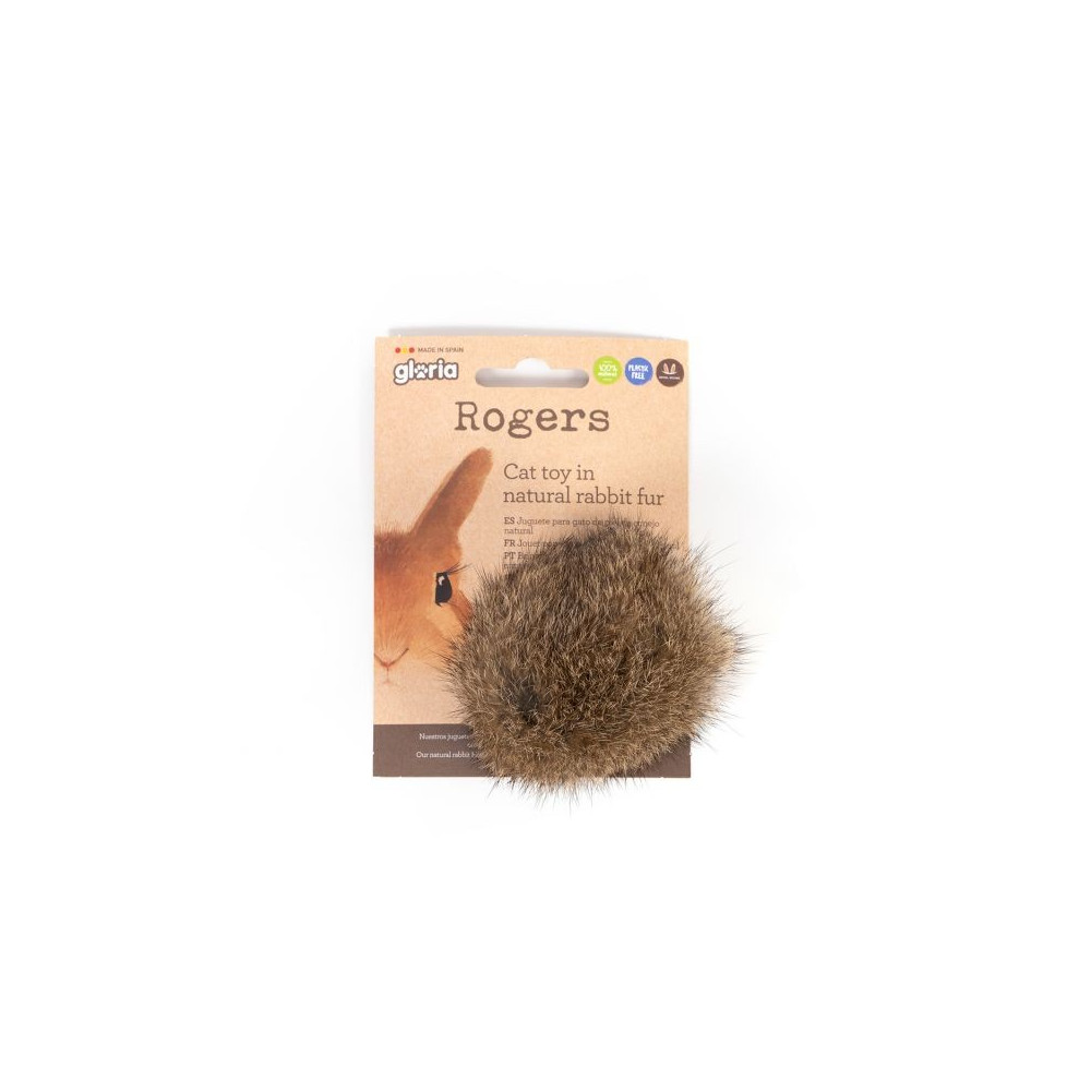 Gloria Rogers Rato com rabito de couro Para Gatos 12 cm