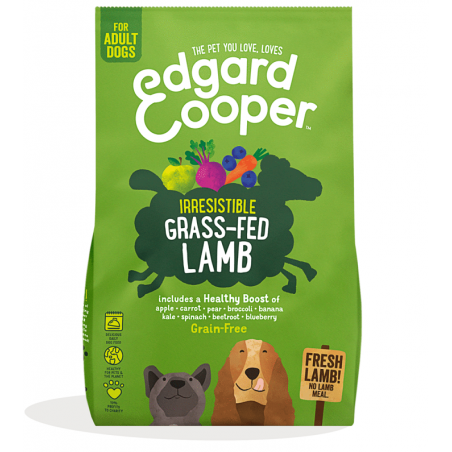 Edgard & Cooper Grain Free Cordeiro de erva fresca