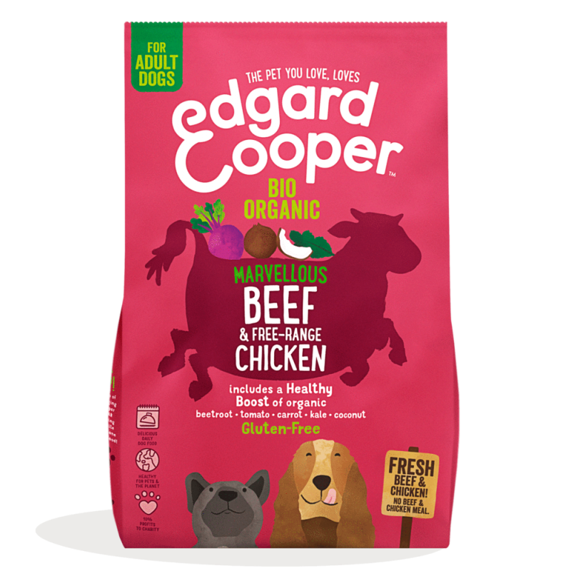 Edgard & Cooper Grain Free Vitela Orgânica e Frango ao Ar Livre