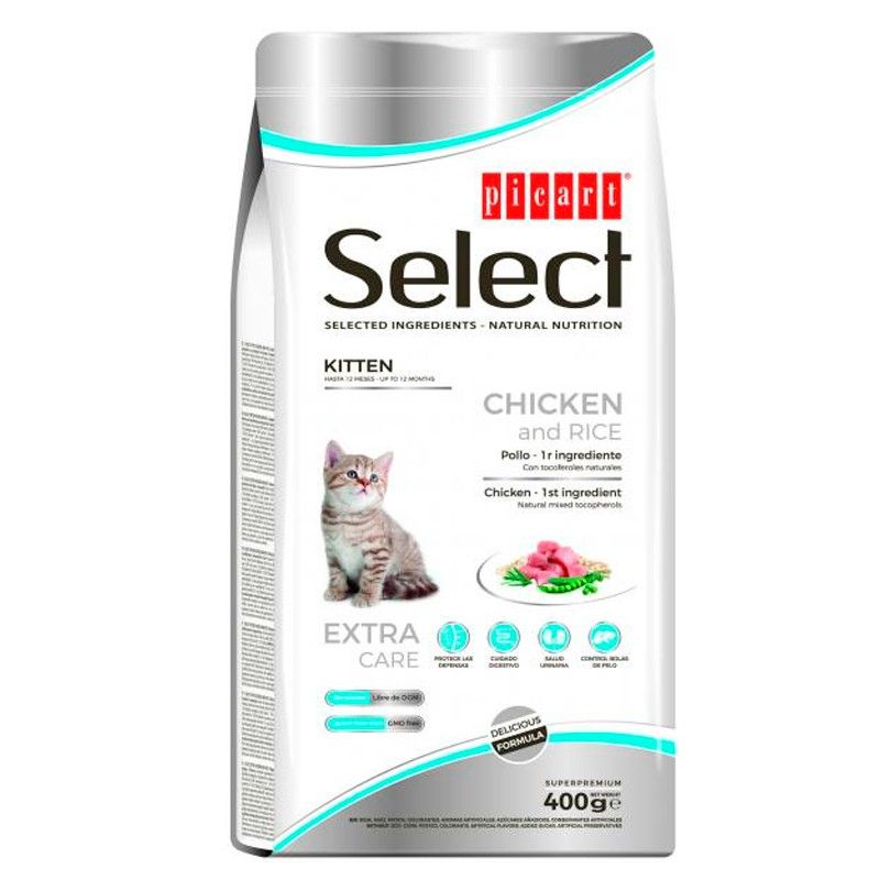 Picart Select Cat Kitten Chicken & Rice