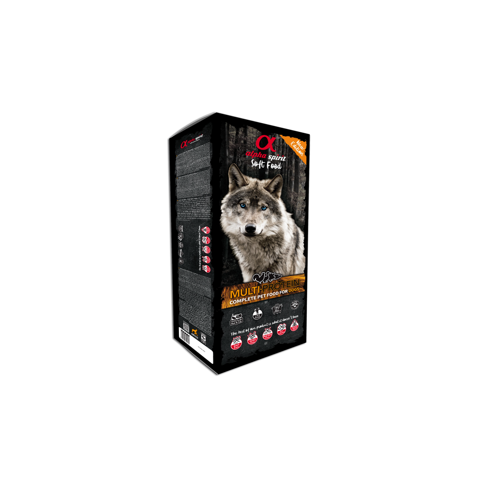 Alpha Spirit Alimentação Semi-Húmida Multiprotein