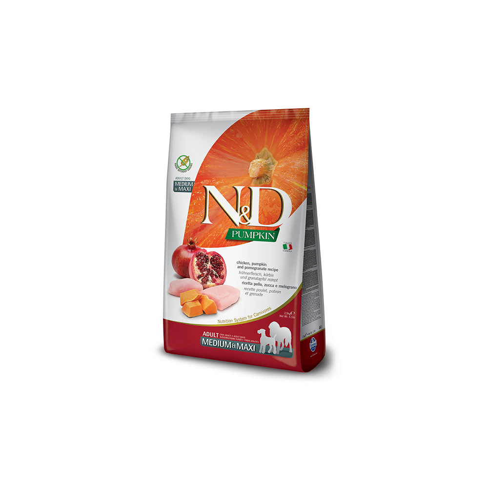Farmina N&D Pumpkin Adult Medium/Maxi Frango e Romã