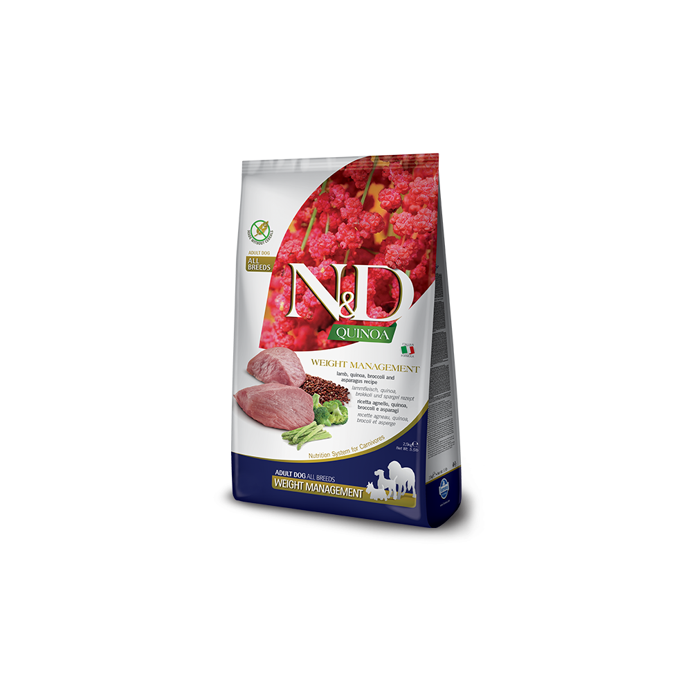 Farmina N&D Quinoa Adult Weight Management Cordeiro