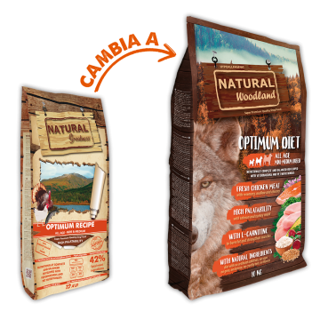 Natural Woodland Receta Optimum Mini & Medium