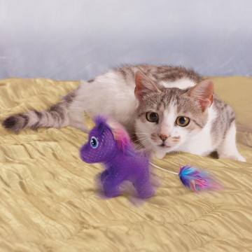 KONG Cat Brinquedo Enchanted Buzzy Unicorn