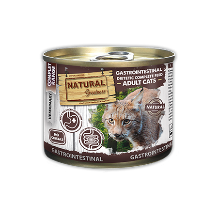 Natural Greatness Diet Lata Gastrointestinal para Gatos 200gr