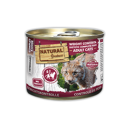 Natural Greatness Diet Lata para Controlo do Peso do Gato 200gr