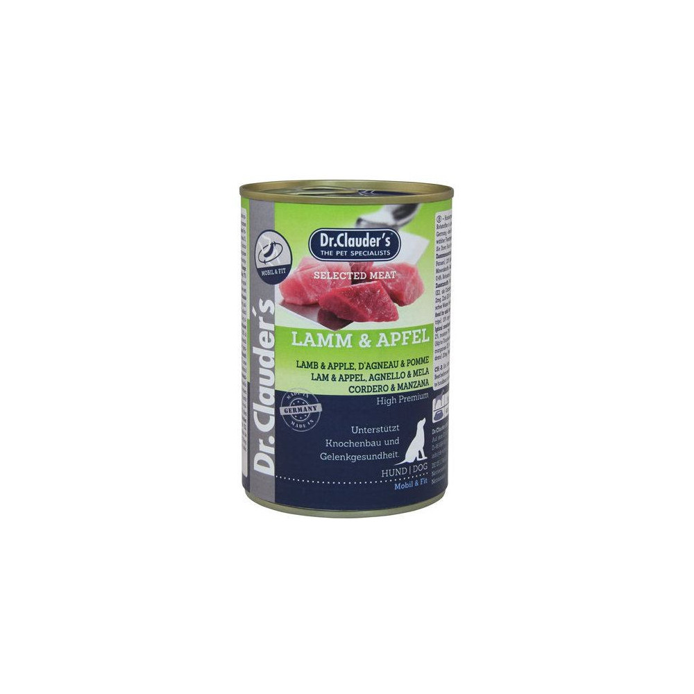 Dr.Clauder Perro Lata Cordero y Manzana