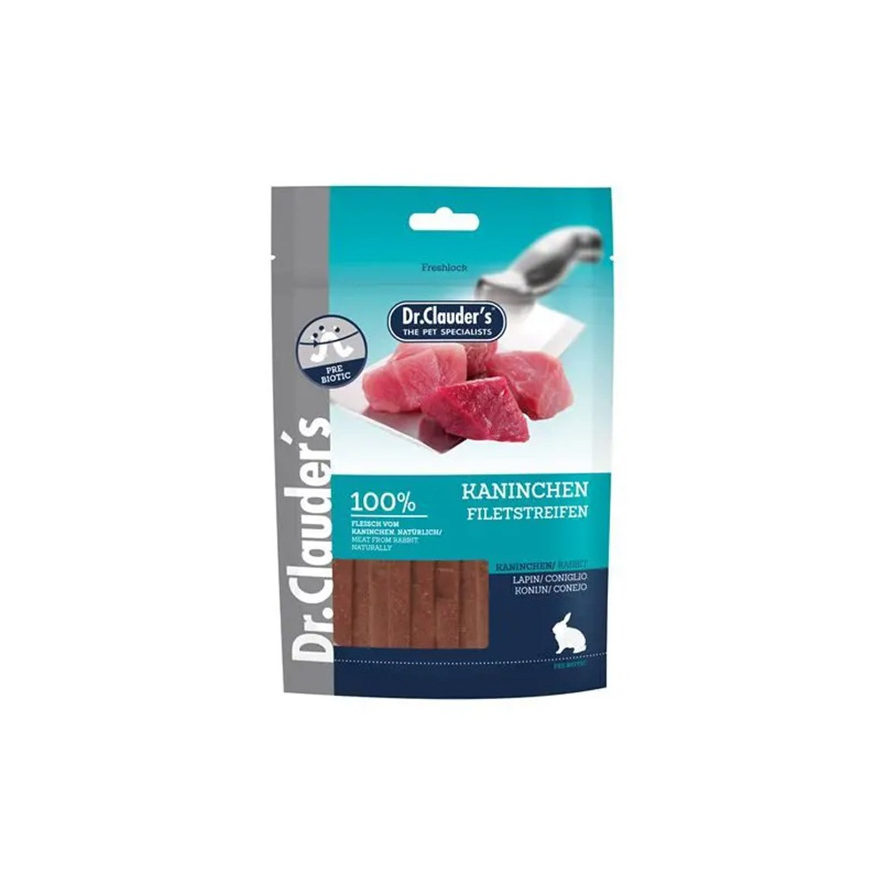 Dr.Clauder's Snack Tiras Coelho 80 gr Dr.Clauder's Snack Tiras Coelho 80 gr