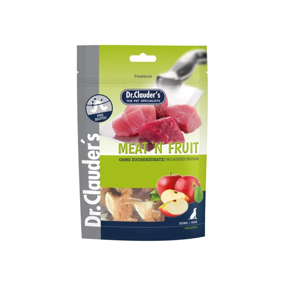 Dr.Clauder's Meat&Fruit Snack Maçã e Frango 80 gr Dr.Clauder's Meat&Fruit Snack Maçã e Frango 80 gr