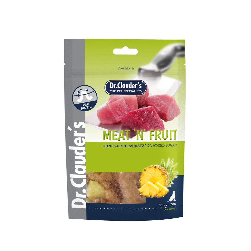 Snack Carnes e Frutas do Dr.Clauder's Abacaxi e Frango 80 gr Snack Carnes e Frutas do Dr.Clauder's Abacaxi e Frango 80 gr