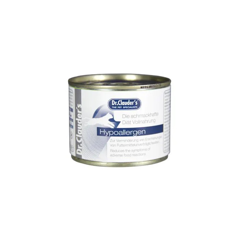 Gatos hipoalergênicos de dieta úmida do Dr.Clauder 200 gr