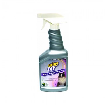 Urine Off elimina odores e manchas de urina para gatos e gatinhos 500ml