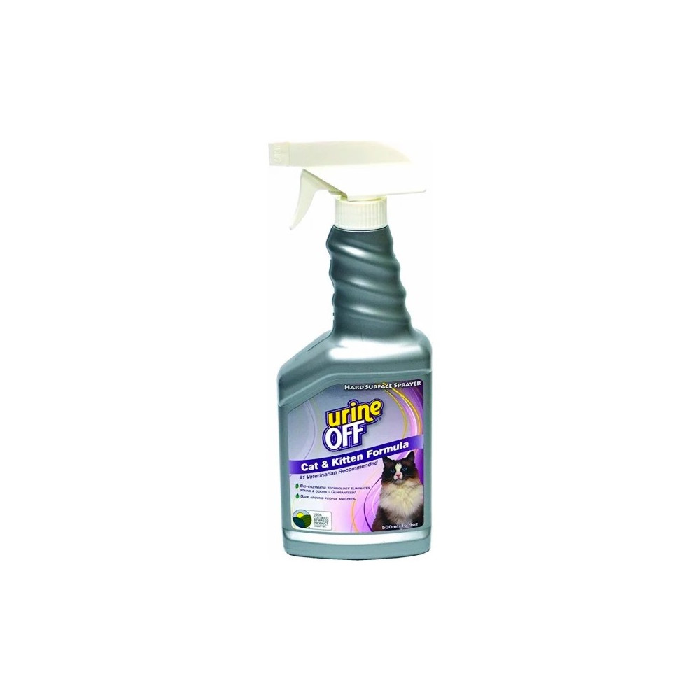 Urine Off elimina odores e manchas de urina para gatos e gatinhos 500ml