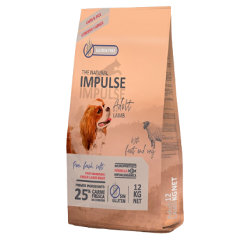 The Natural Impulse Dog Adult Lamb 12 kg