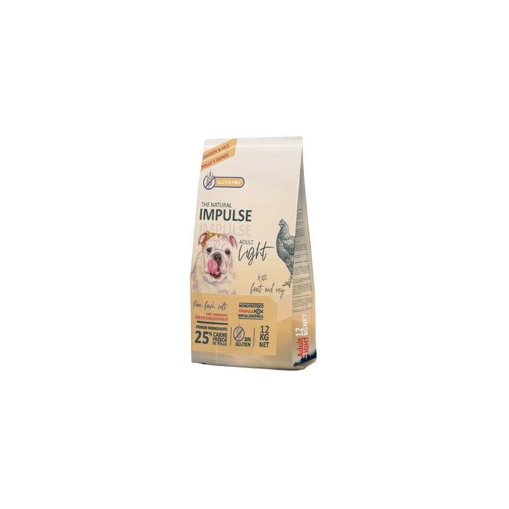 The Natural Impulse Dog Adult Light 12 Kg
