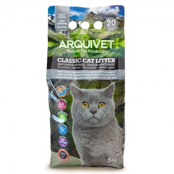 Arquivet Natural Bentonite Carvão Ativo 5 Kg