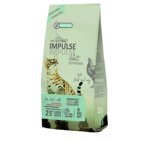 The Natural Impulse Cat Sterilized 8 Kg