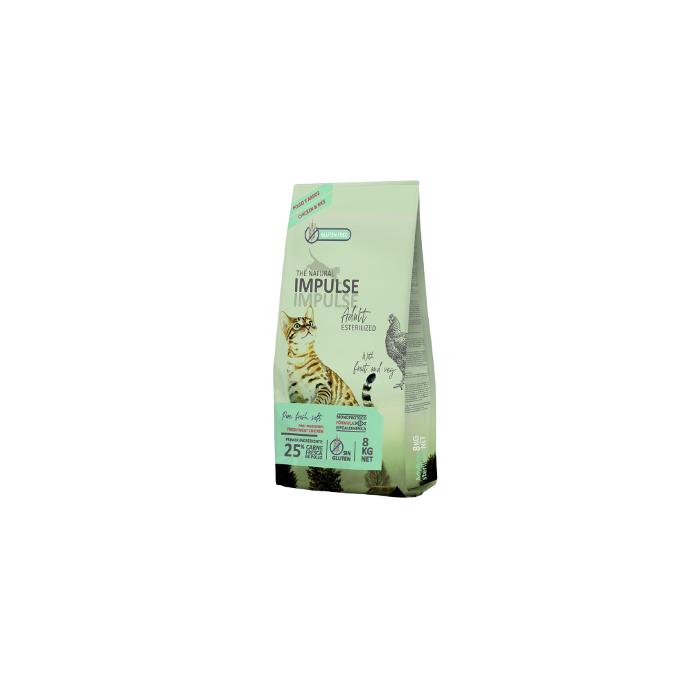 The Natural Impulse Cat Sterilized 8 Kg
