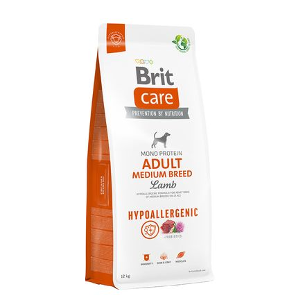 Brit Care Dog Adult Small Breed Hypoallergenic Cordeiro 12Kg