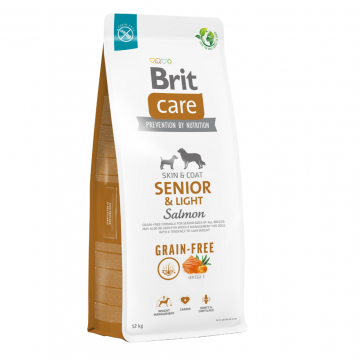 Brit Care Dog Senior GF Senior & Light Salmón 12 Kg