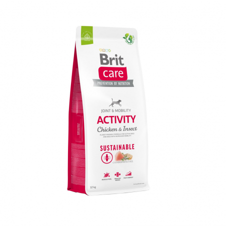 Brit Care Dog Senior Sustainable Digest and Relax Pollo e Insecto 12 Kg