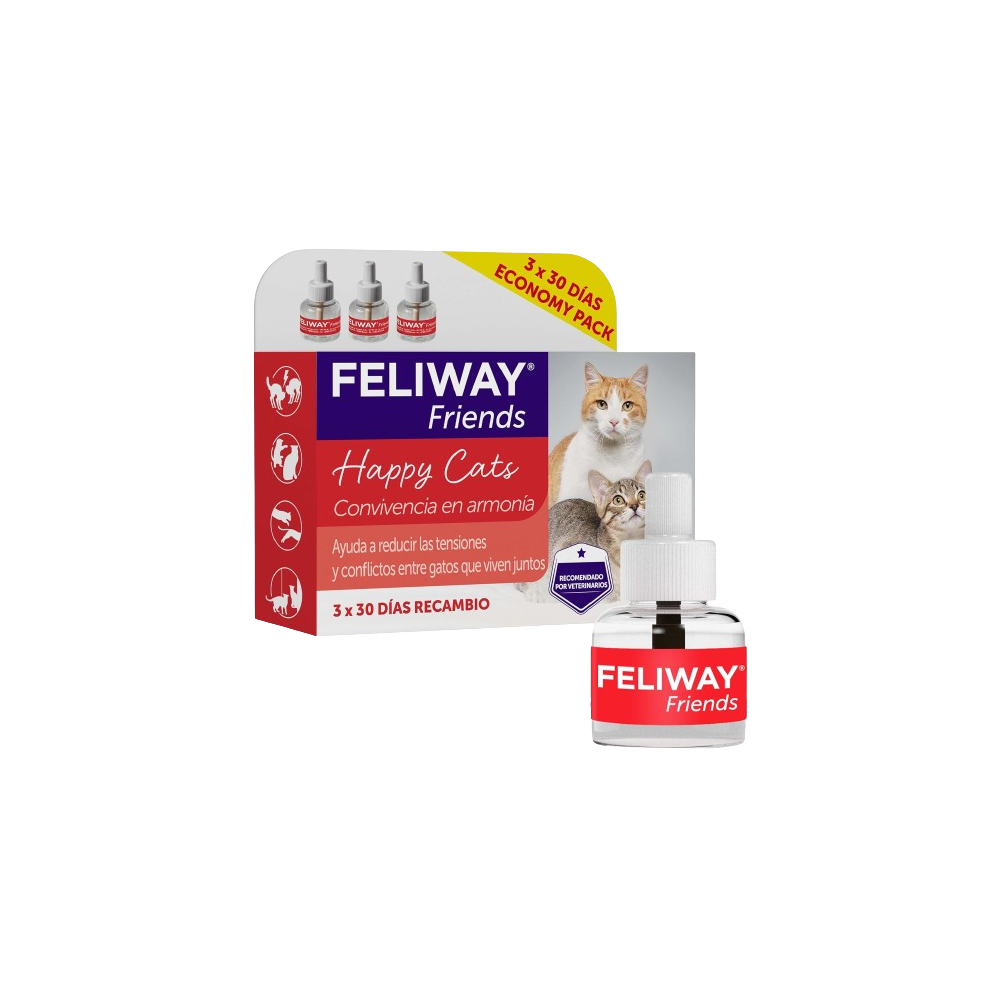 Feliway Friends Recambio PACK 3 x 48 ml