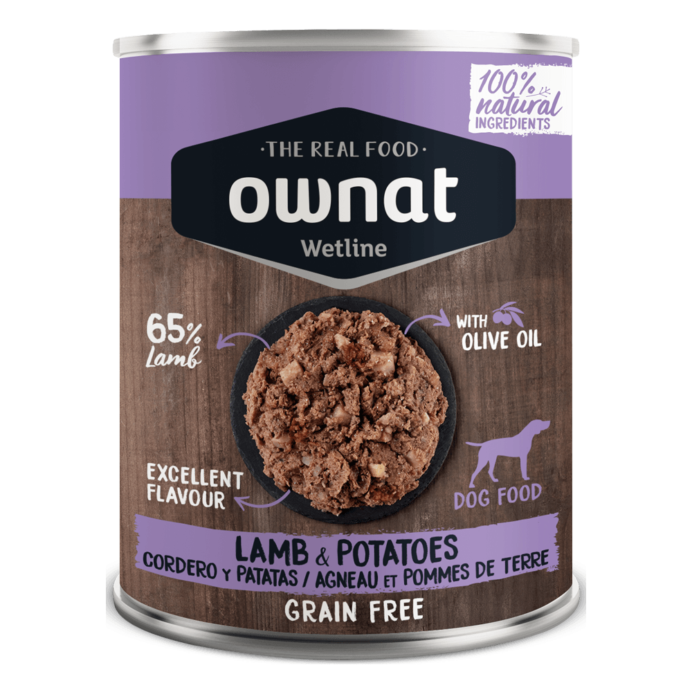 Ownat Wetline Lata de borrego com batatas 400 g