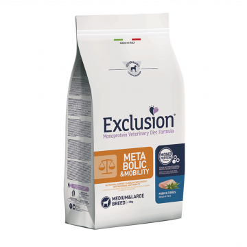 Exclusion Metabolic-Mobility Adult Medium/Large Pork & Fibres