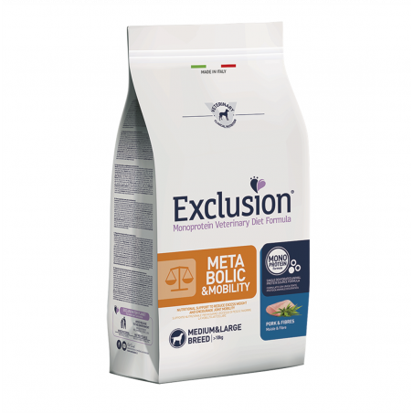Exclusion Metabolic-Mobility Adult Medium/Large Pork & Fibres